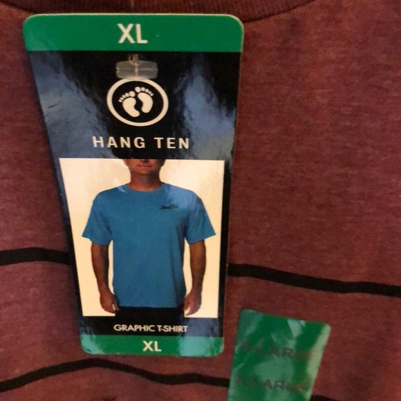 NWT MENS HAWAIIAN 🏄 HANG TEN T-SHIRT XL & XXL - Picture 2 of 3